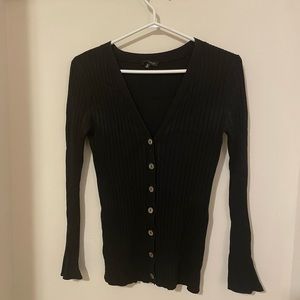 DYNAMITE | Black cardigan with buttons